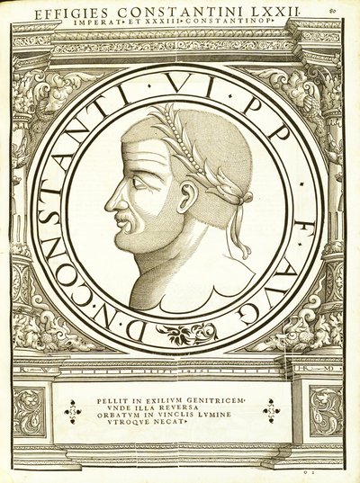 Constantinus VI, illustration from 
